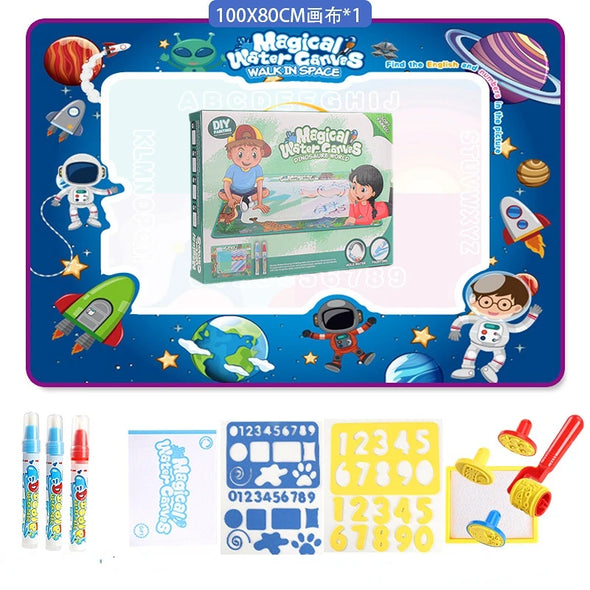Water Drawing Mat Coloring Doodle With Reusable Magic Pen