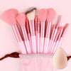 13pcs Premium Synthetic Nylon Bristle Makeup Brush Set