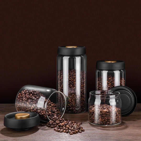 Vacuum Tank Coffee Bean Glass Sealed Jar