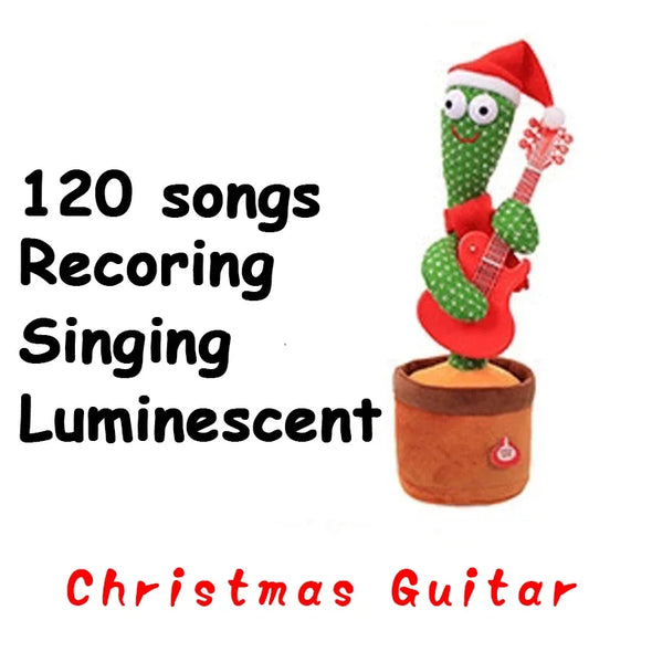 Rechargeable Dancer Cactus Glowing Dancing Electronic Plush Toy