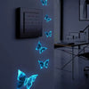 Blue Luminous Small Butterfly Switch Stickers Decoration