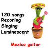 Rechargeable Dancer Cactus Glowing Dancing Electronic Plush Toy