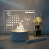 Creative LED Note Board- Decoration Night Lamp