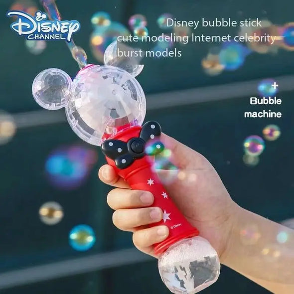 Miniso Cartoon Mickey Mouse Automatic Blowing Bubble Stick