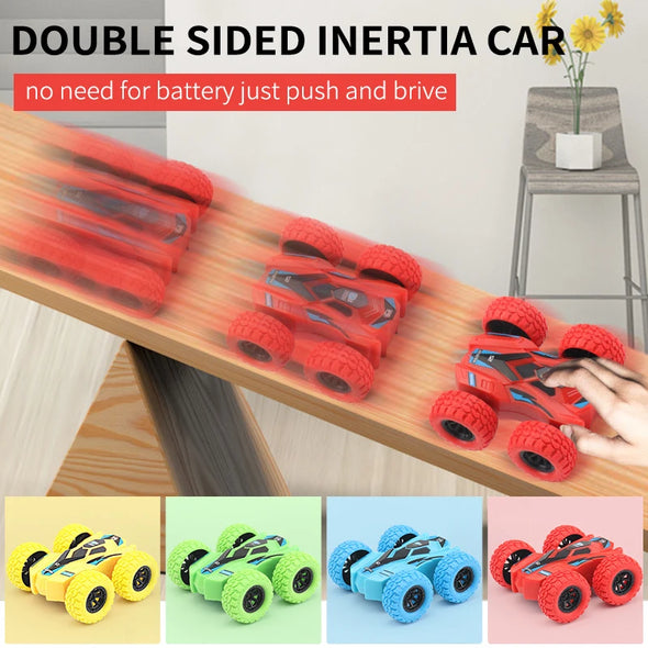 Fun Pull Back Car Double-Side Vehicle Inertia