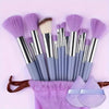 13pcs Premium Synthetic Nylon Bristle Makeup Brush Set