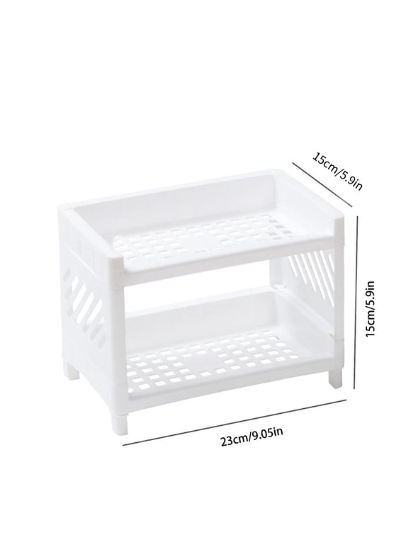 Double Layer Storage Rack Rect