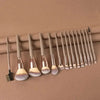 13pcs Premium Synthetic Nylon Bristle Makeup Brush Set