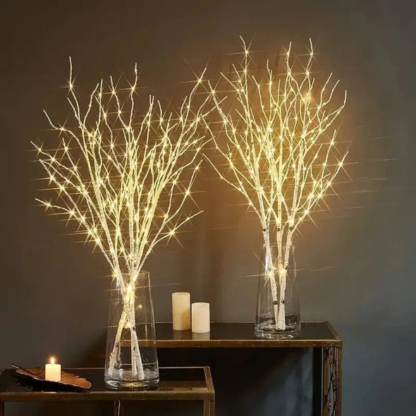 White Birch Branch Light -Decoration Twig  Lights