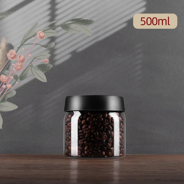 Vacuum Tank Coffee Bean Glass Sealed Jar