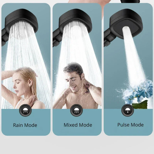 High Pressure Head Water Saving 3 Modes Shower