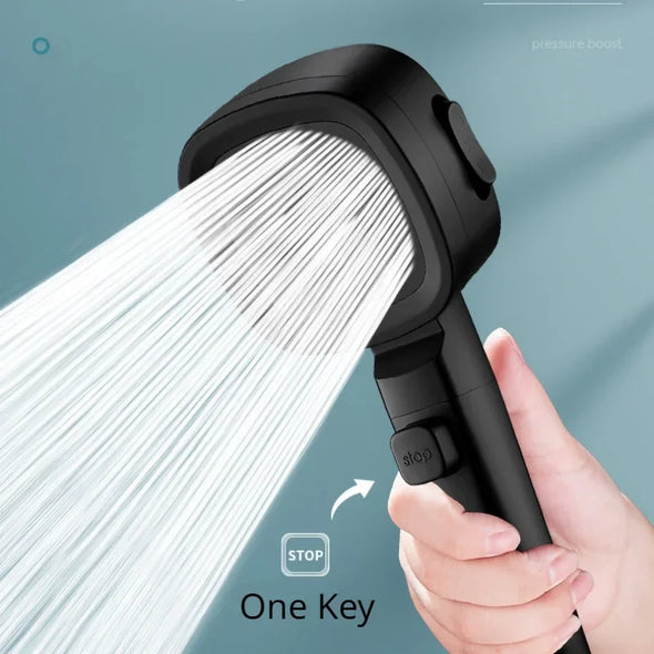 High Pressure Head Water Saving 3 Modes Shower