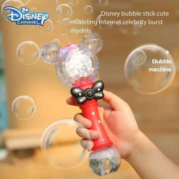 Miniso Cartoon Mickey Mouse Automatic Blowing Bubble Stick