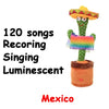 Rechargeable Dancer Cactus Glowing Dancing Electronic Plush Toy