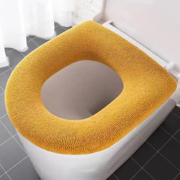 Universal Toilet Seat Cover Pure Color Pumpkin