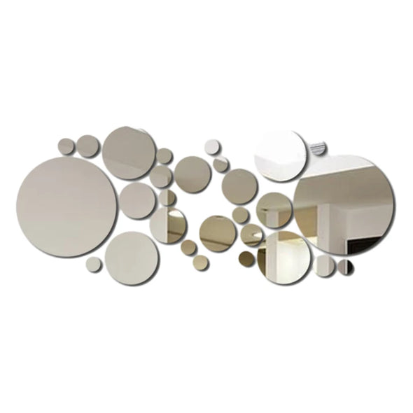 3D Acrylic Mirror Wall Stickers- Wall Decoration