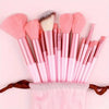 13pcs Premium Synthetic Nylon Bristle Makeup Brush Set