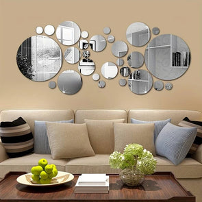 3D Acrylic Mirror Wall Stickers- Wall Decoration