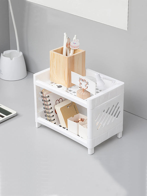 Double Layer Storage Rack Rect