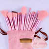 13pcs Premium Synthetic Nylon Bristle Makeup Brush Set