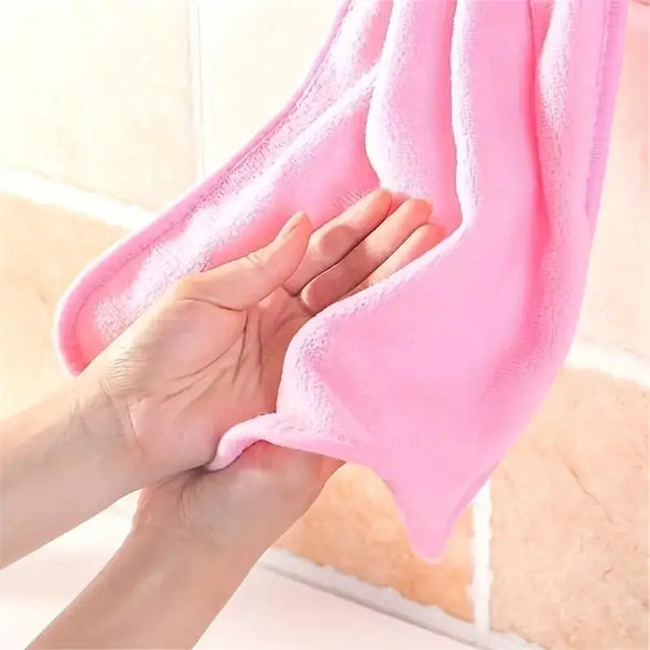 4pcs Coral Velvet Bathroom Supplies