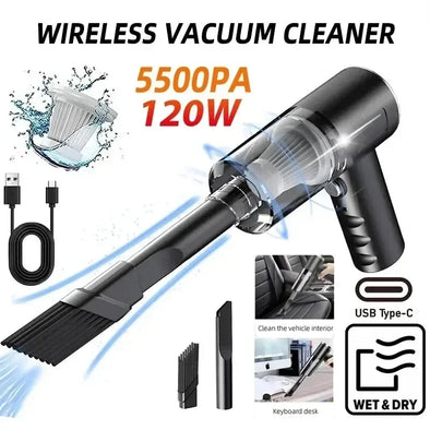 Portable Wireless Car Vacuum Cleaner