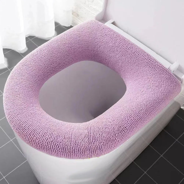 Universal Toilet Seat Cover Pure Color Pumpkin