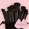 13pcs Premium Synthetic Nylon Bristle Makeup Brush Set