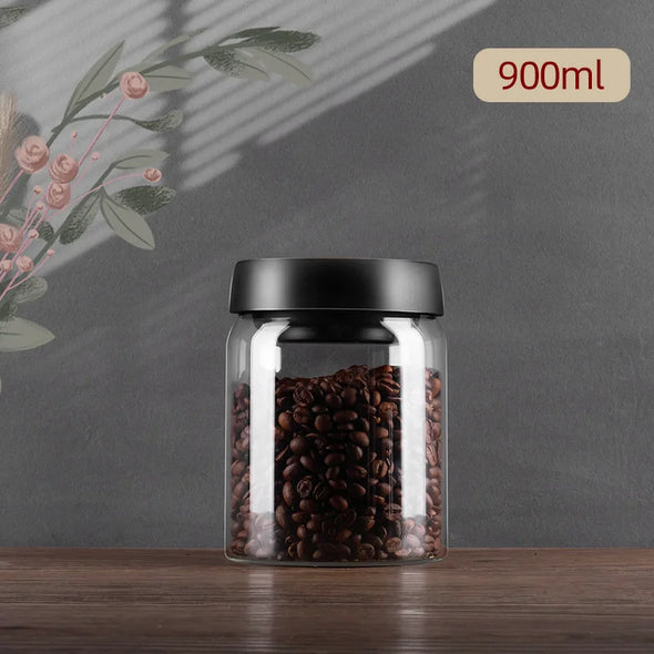Vacuum Tank Coffee Bean Glass Sealed Jar