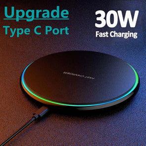 30W Wireless Charger For iPhone 15 14 13 12 X Pro Max