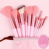 13pcs Premium Synthetic Nylon Bristle Makeup Brush Set