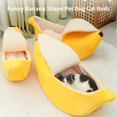 Banana Bed House Funny Cute Cozy Mat