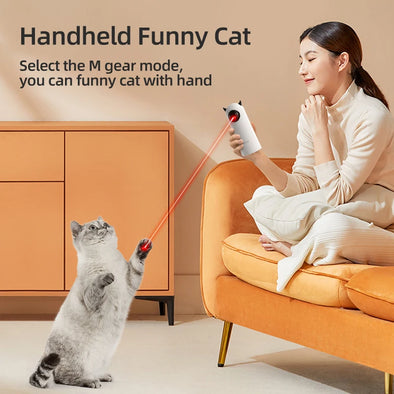 Interactive Smart Teasing Pet LED Laser Toy